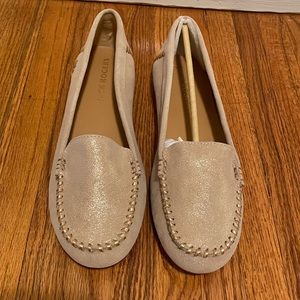 Jack Rogers Golden Tan Millie flats Moccasin NEW with box Size 10